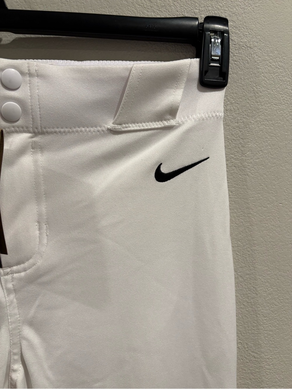 Nike Full Length Baseball Pants Solid White Youth Size XS 6/7 HQ7400-100 New - Picture 8 of 13
